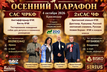 «ОСЕННИЙ ТРИУМФ» в Краснодаре 04.10.2026